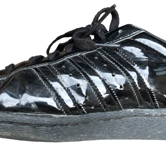 Rare 2015 Adidas Originals Superstar 80s Core Black Size 10 - Picture 11 of 16
